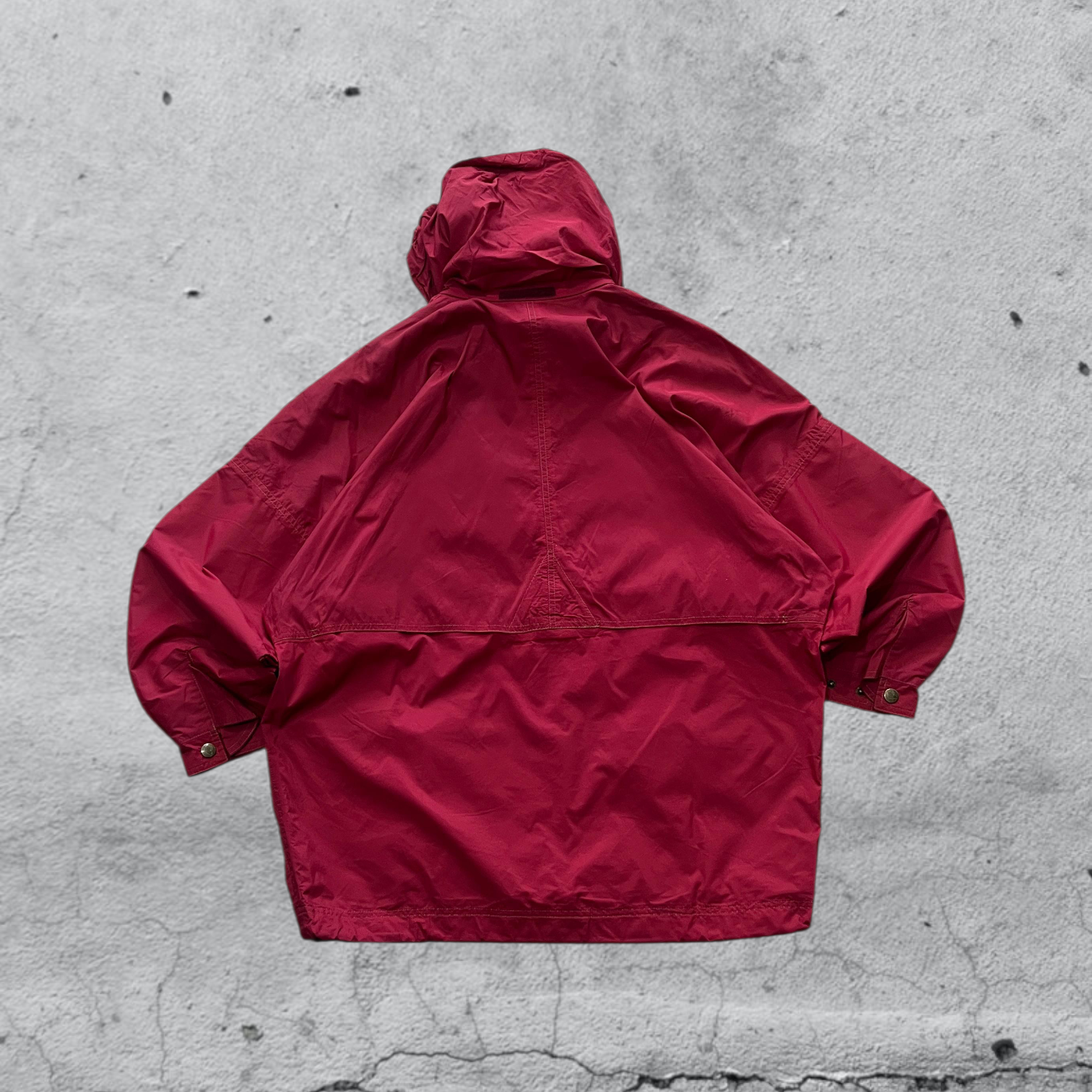 Giubbino K-Way Rosso Impermeabile (L)