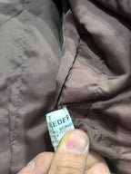 Real Leather Jacket Bomber Vintage Y2K - Aviatore Marrone in Vera Pelle Boxy Fit Oversize (M)