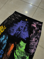 Jeans Pittura - Denim Y2K Particular Piece Paint Multicolor